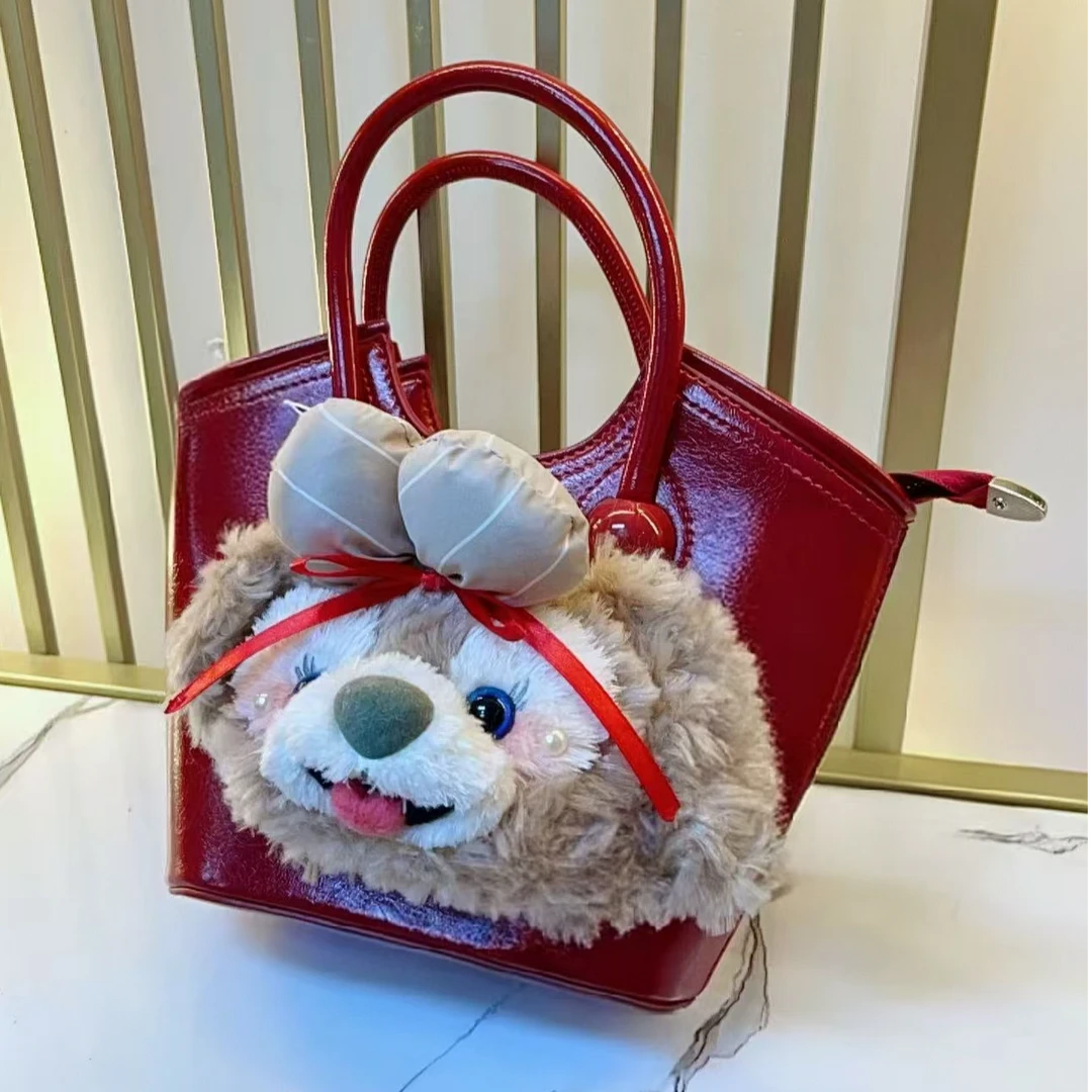25新款时尚百搭手作系列玫玫新年喜庆小樱桃热恋手提包单肩托特包