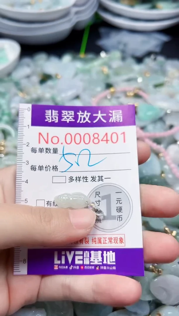 颈饰未镶嵌翡翠8401