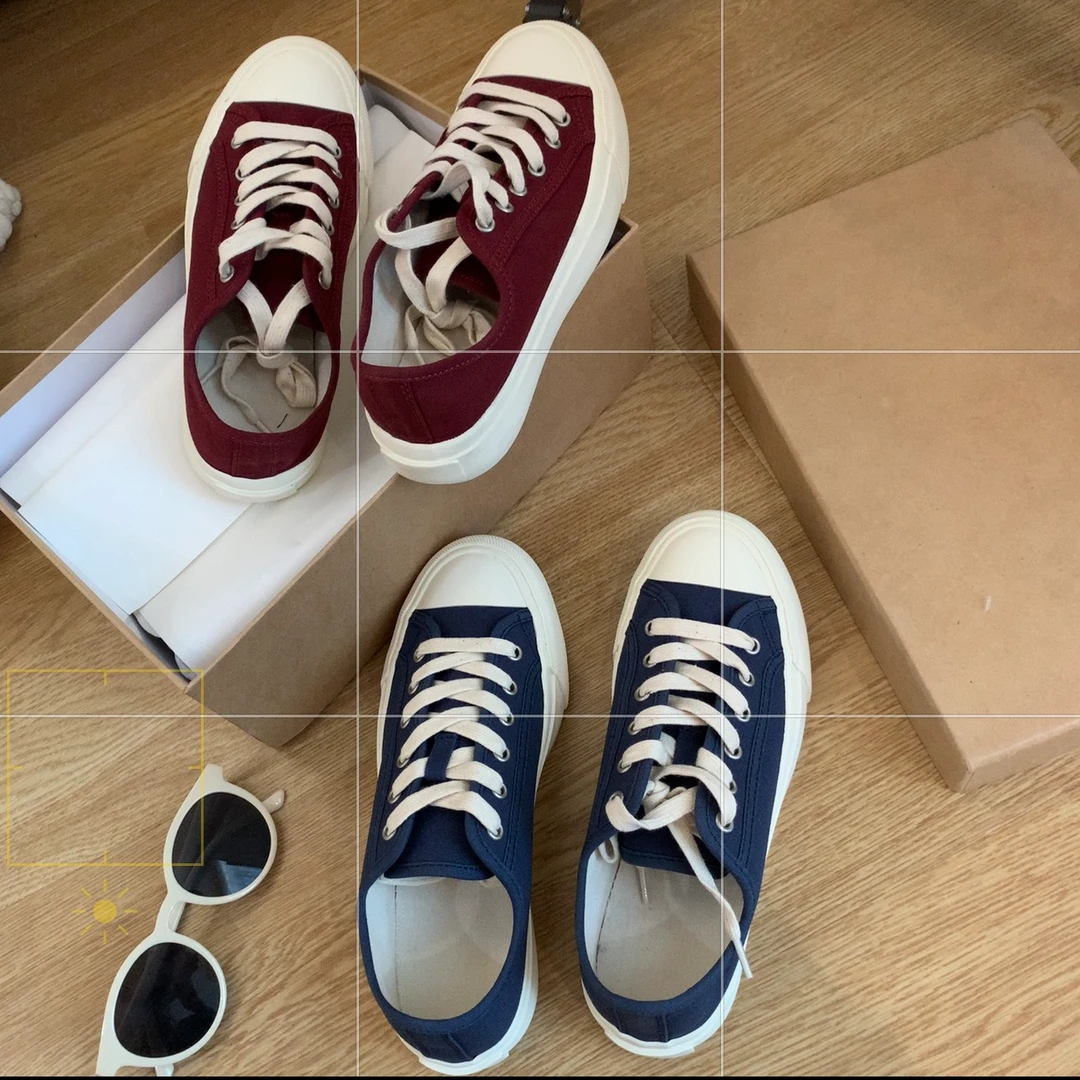 DAYUE【小红鞋】出口品质！姐妹们等了很久的髙颜值舒适百搭帆布鞋