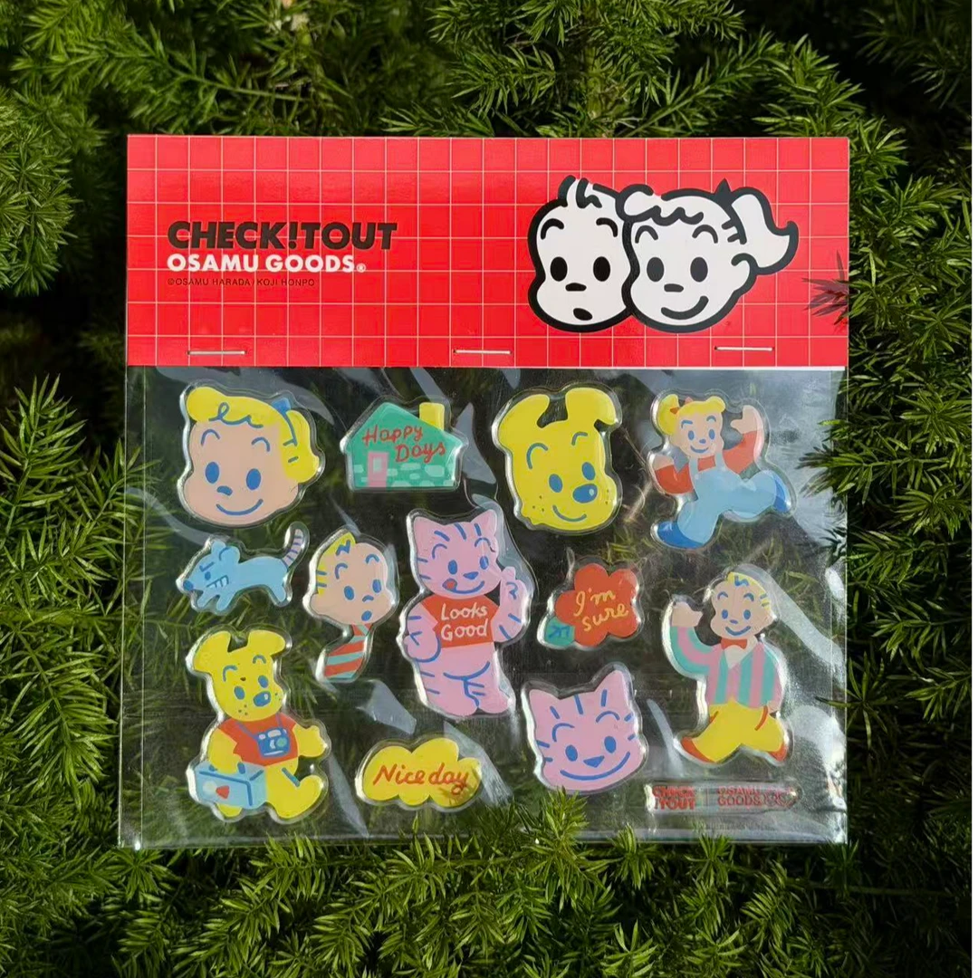 checkitout原田治50周年限定可爱水晶diy滴胶贴纸