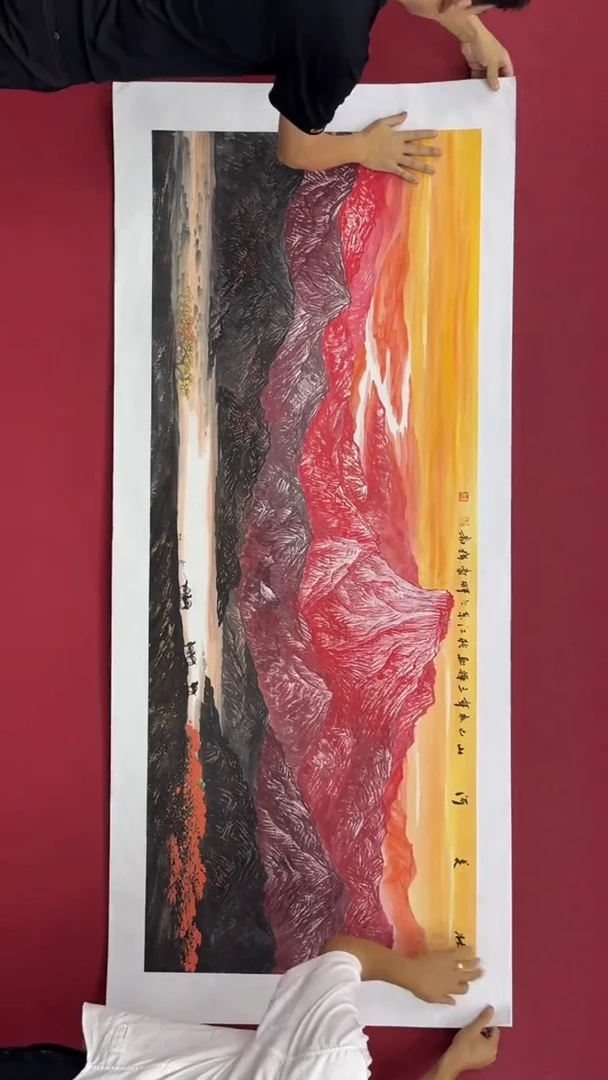 国画国画绘画山水花鸟