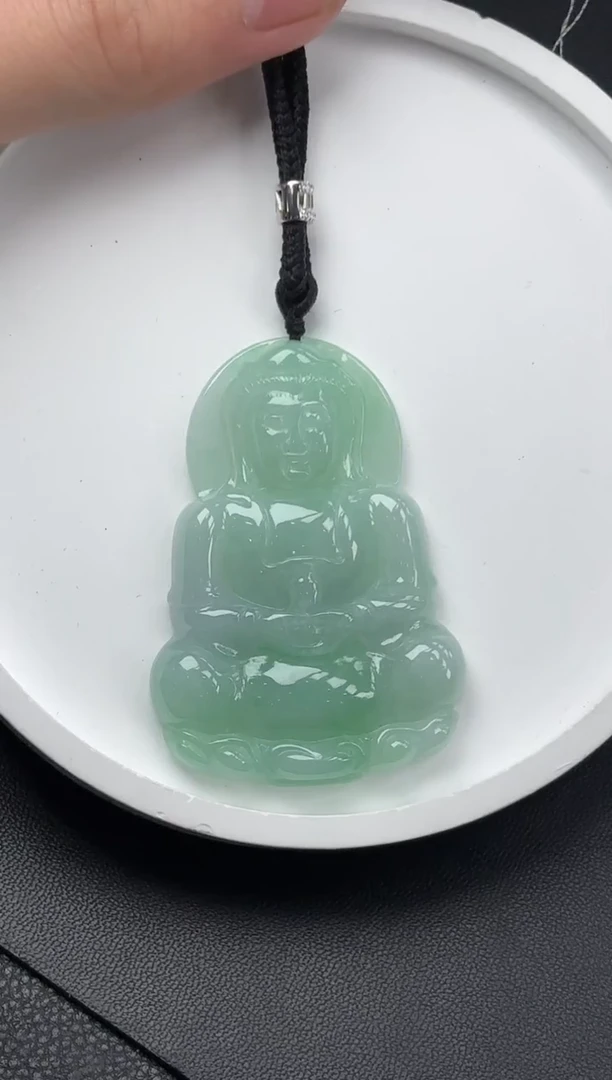 未镶嵌挂件翡翠观音