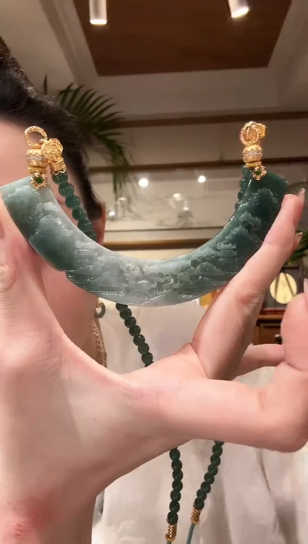 【闪购商品】翡翠颈饰未镶嵌国风