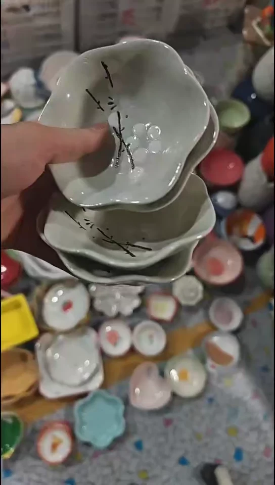 瓷片默认微瑕精美陶瓷