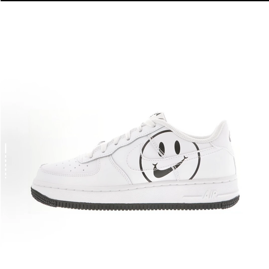 Nike Air Force 1 笑脸 低帮  白 AV0742-100