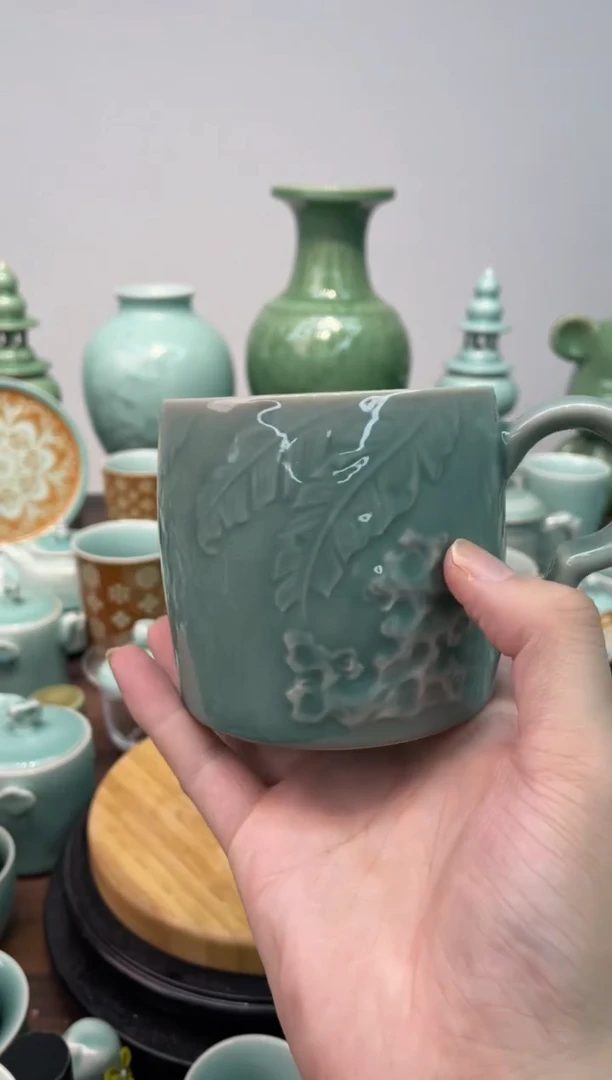 特价福利 微瑕 慧仙青瓷