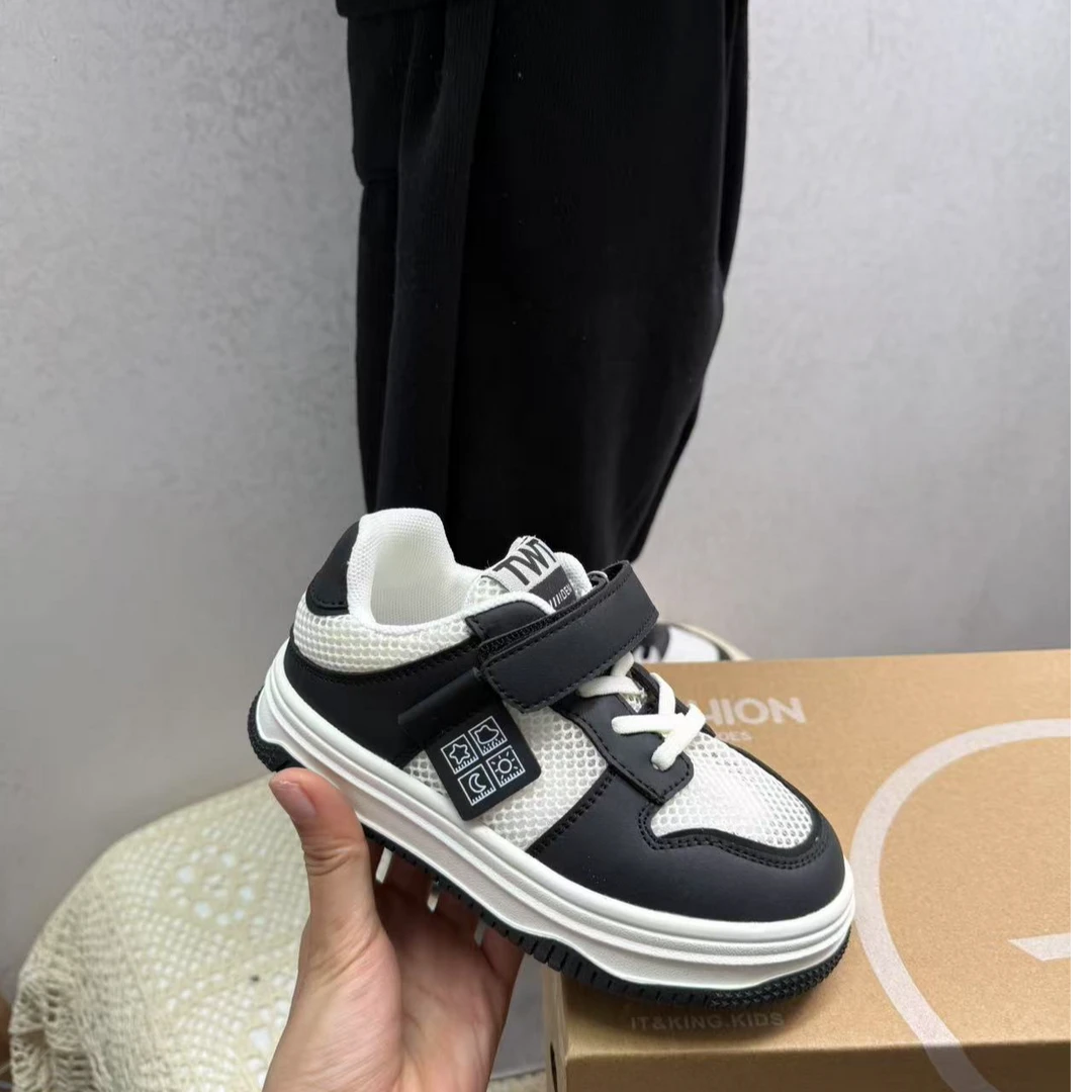 （嘻涵专属）2366男女童夏季时尚休闲透气单网板鞋