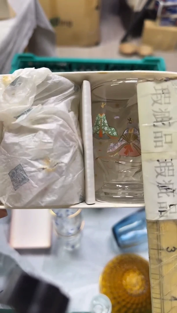 手工艺品玻璃猫710瑕疵