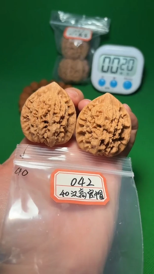 吊坠文玩核桃扣****儿042 40全汉高官帽