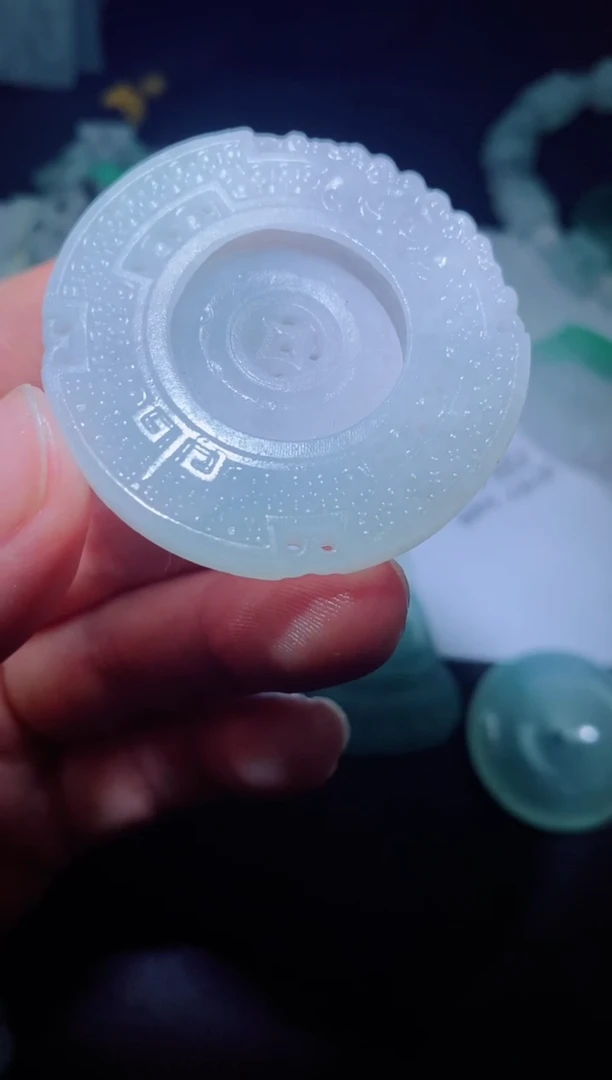 未镶嵌定制毛货定制翡翠岁**年定制毛货03523