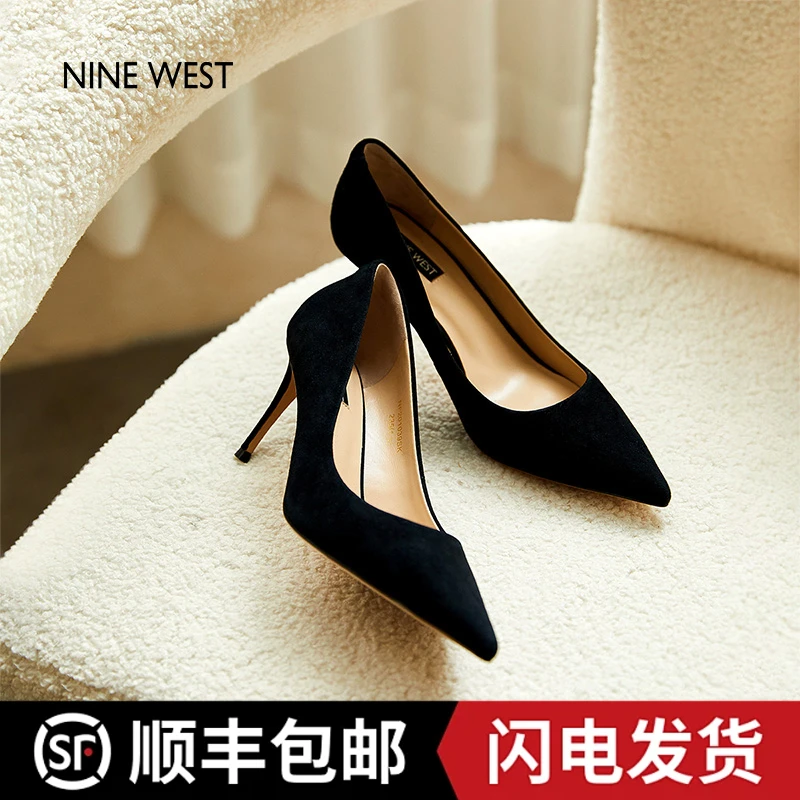 Nine West/玖熙高跟鞋不累脚高级感2025爆款洋气女士百搭轻奢女鞋