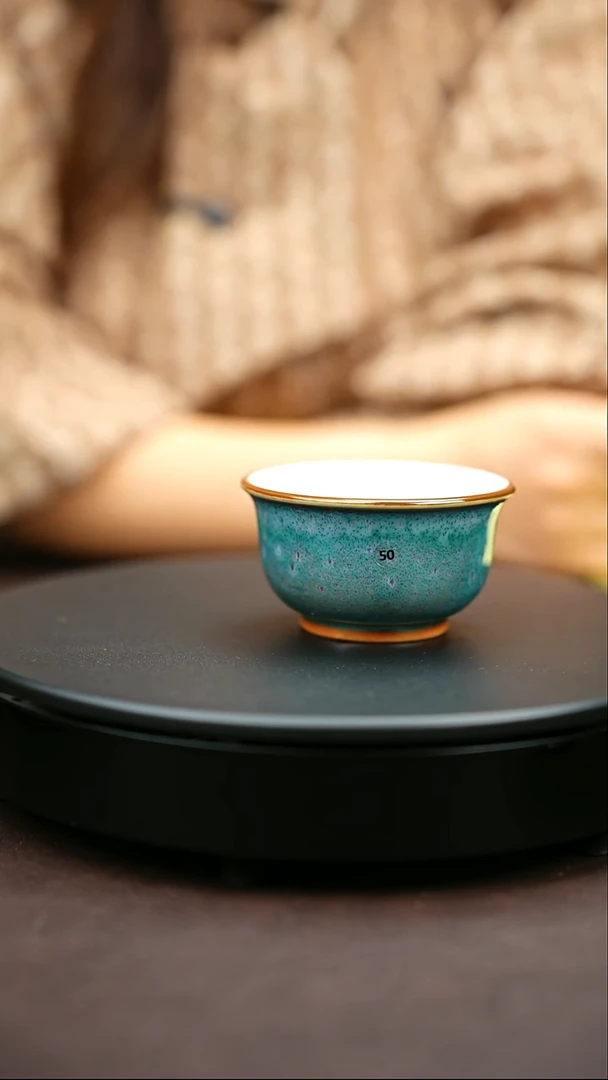 50*王志勇一级品原矿钧瓷炉钧釉主人杯