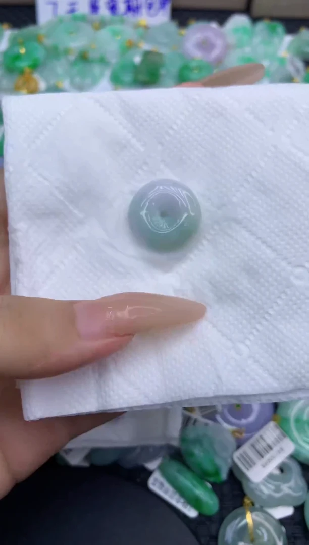 颈饰未镶嵌翡翠天然缅甸A货翡翠