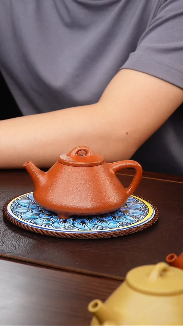 茶壶紫砂云**志补差价侯静制红降坡子冶200cc