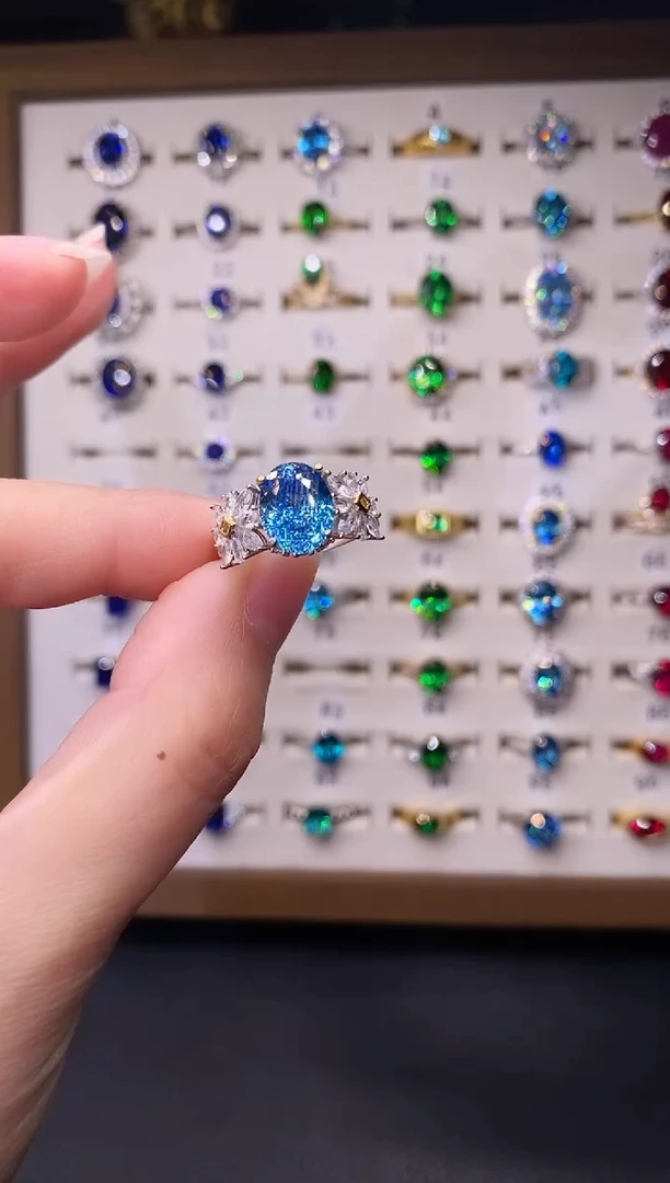 5克拉碧玺（处理）欧美风戒指