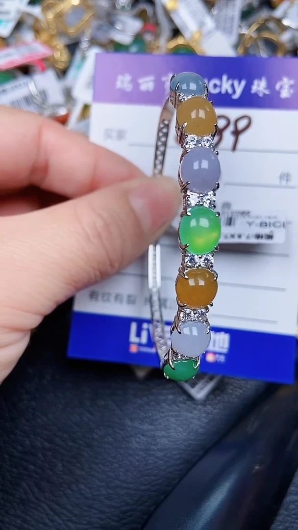 颈饰银S925镶嵌翡翠0099