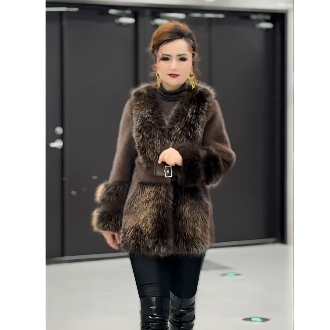 2024新款中款网红外套时尚环保大衣144