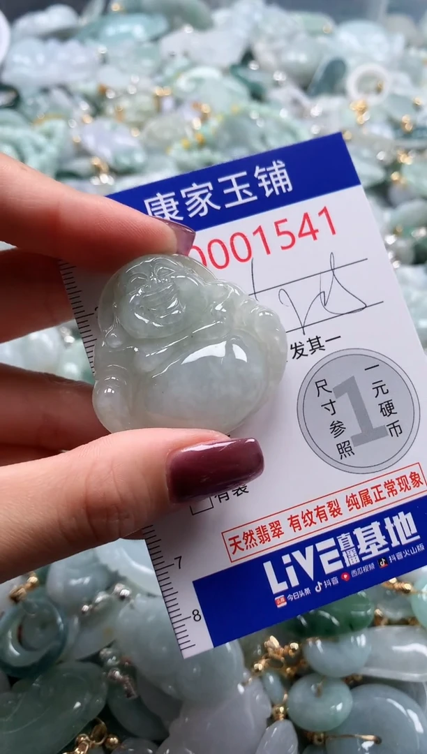 翡翠未镶嵌吊坠(不含链)1541