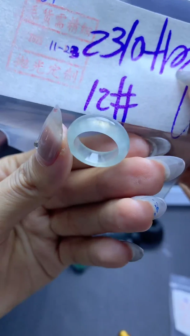 未镶嵌定制翡翠87翡翠12*2320元毛货需精抛光