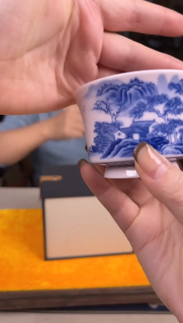 摆件瓷景德镇陶瓷摆件B851带礼盒