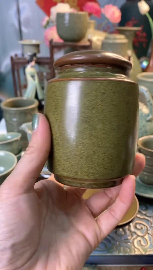 【闪购商品】茶叶末釉茶叶罐 特价XT001