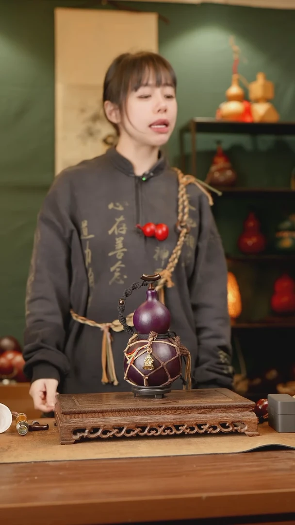 155号精品天然大漆酒葫芦一物一拍~