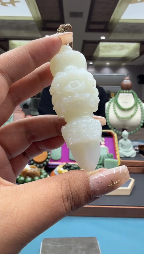 未镶嵌和田玉挂件mdl