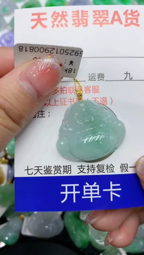 【闪购商品】翡翠颈饰18K金镶嵌111111111111