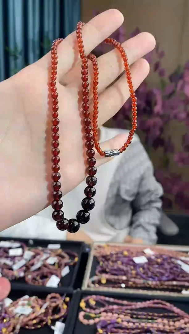 【闪购商品】石榴石项链未镶嵌207