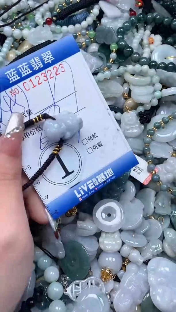 【闪购商品】翡翠颈饰未镶嵌闪购0123223多样性发其一