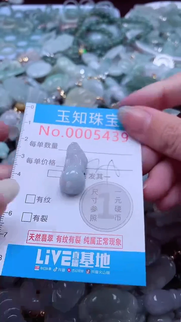 翡翠未镶嵌吊坠(不含链)5439