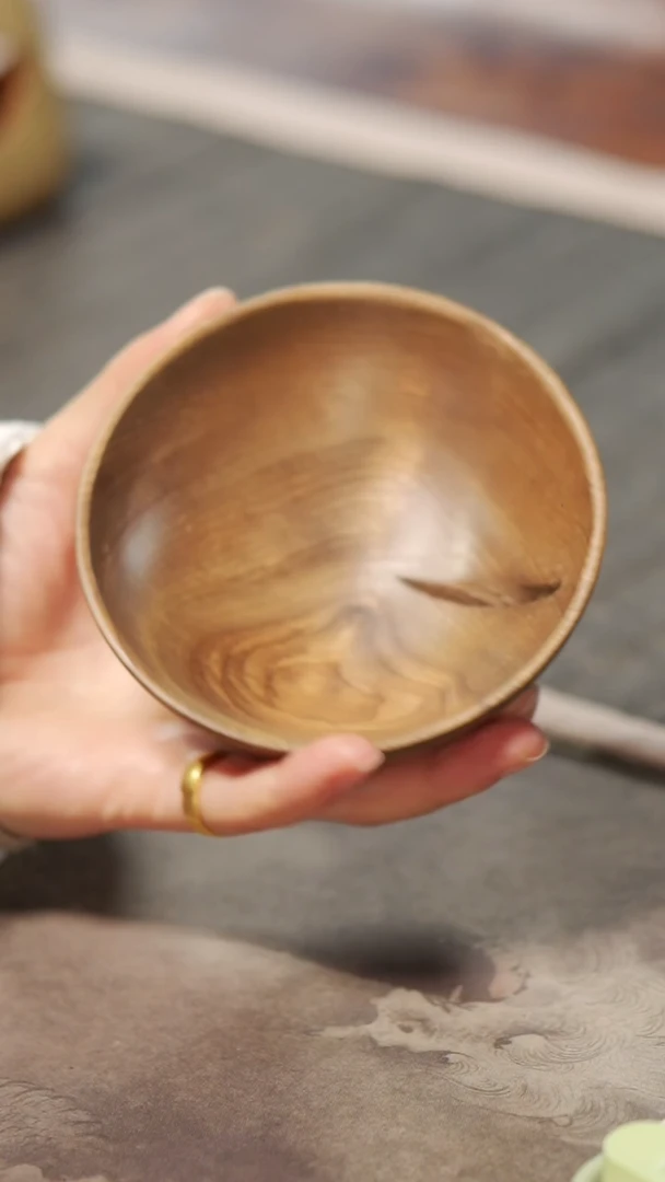 【闪购商品】金丝楠木雕211原木款小碗