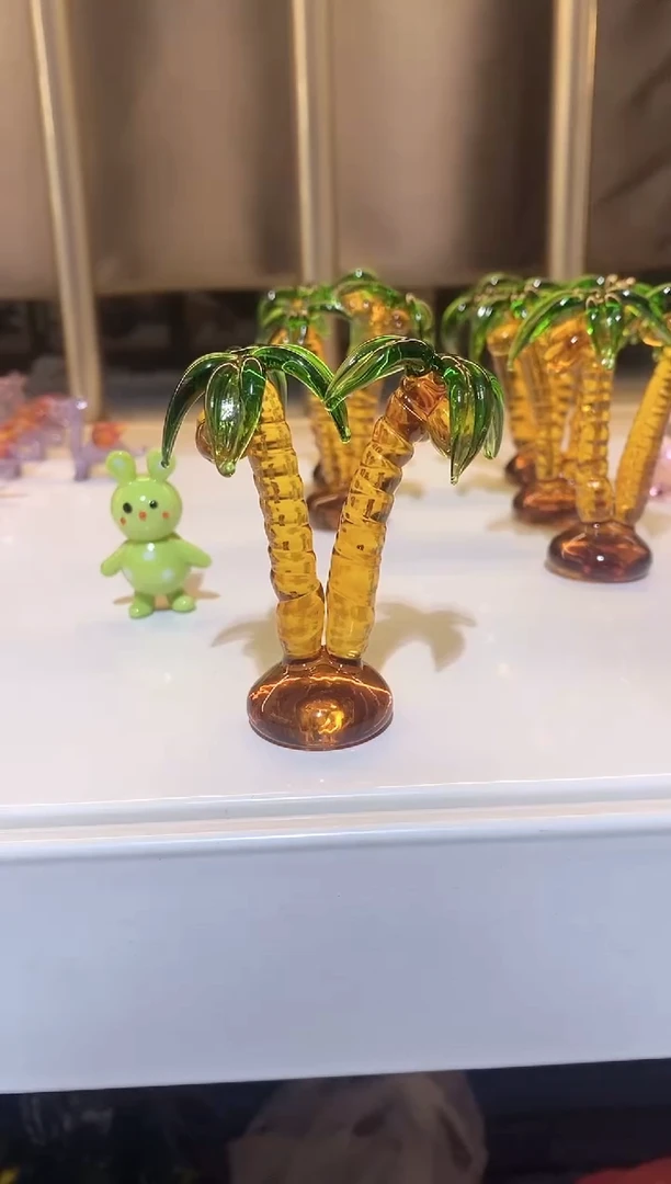 手工艺品琉璃椰子树