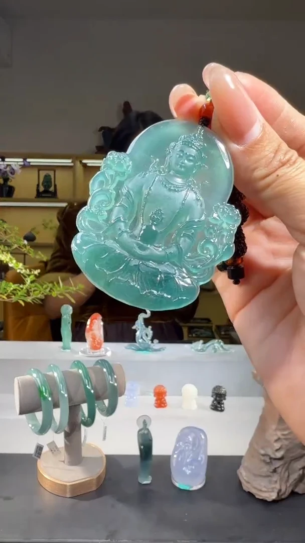 吊坠(不含链)未镶嵌翡翠度母