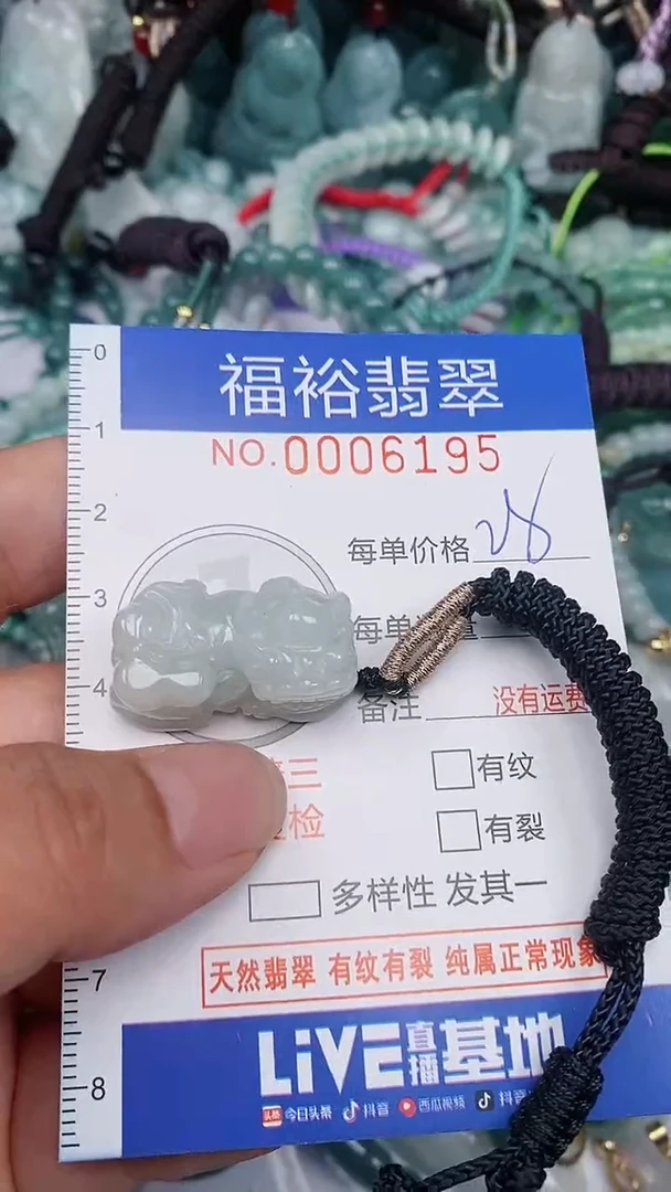 翡翠未镶嵌颈饰...0006195