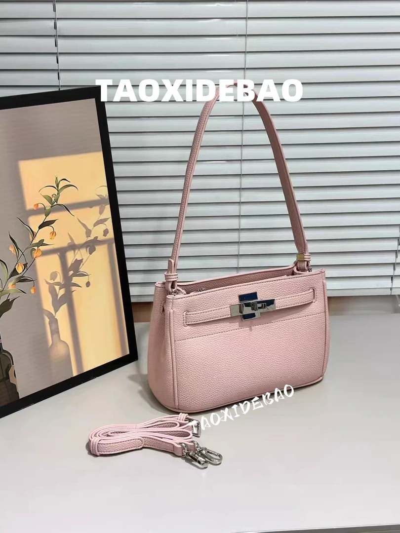 TAOXIDEBAO 8198 山茶花粉 单肩斜挎包