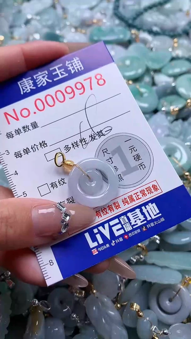 翡翠未镶嵌吊坠(不含链)9978
