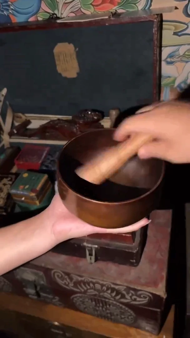 香榧木铜磬======