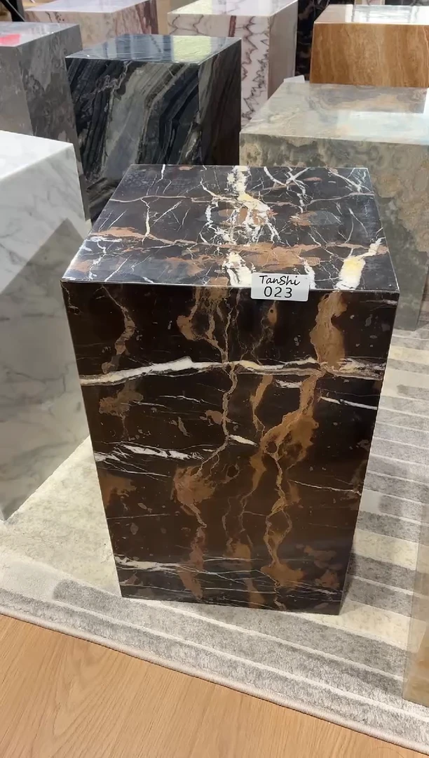 石材023黑金花大墩墩30*30*50