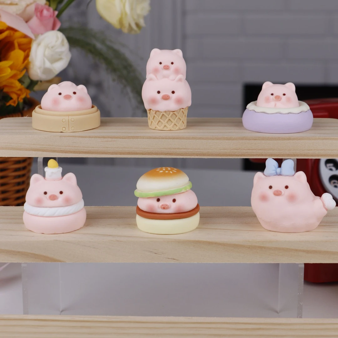 【食物小猪猪】树脂食物小猪