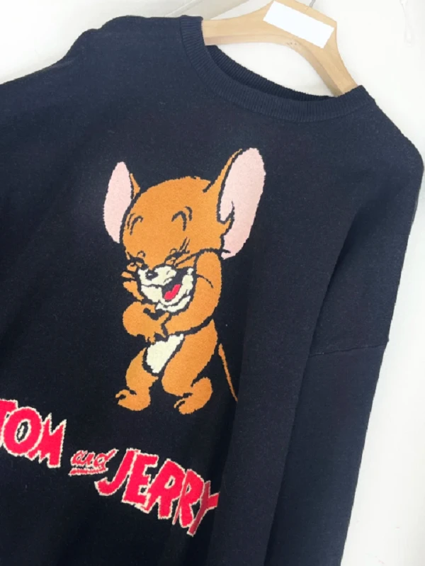 梁公子1号仓女款纯色毛针织衫（羊绒501-520）