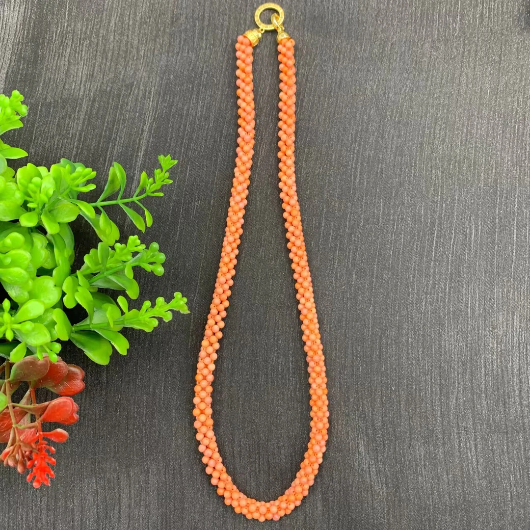 【福小满】TC23022 福小满三姑凤凰粉项链(多样性发其一）