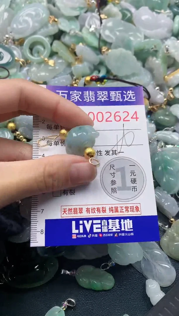 吊坠(不含链)未镶嵌翡翠2624