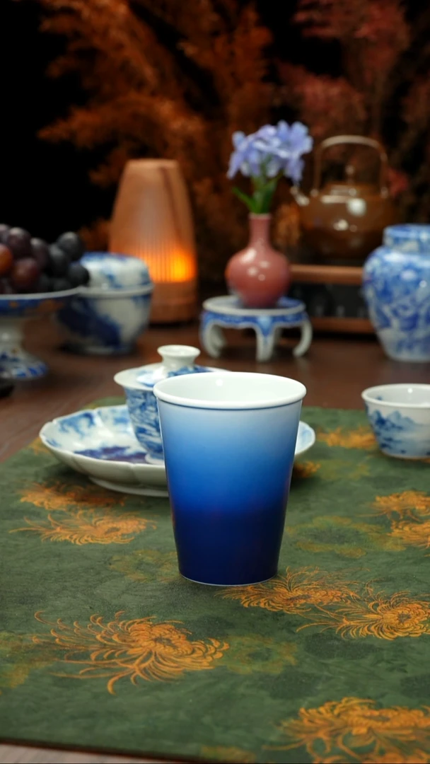初蓝舍渐变可乐杯买买买买买