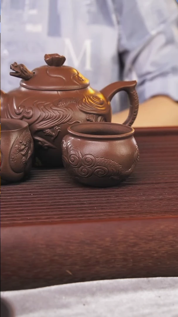 茶壶紫砂顾氏手工紫砂1壶2杯