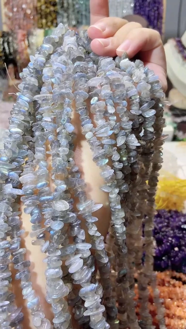 未镶嵌珠宝半成品水晶灰月光