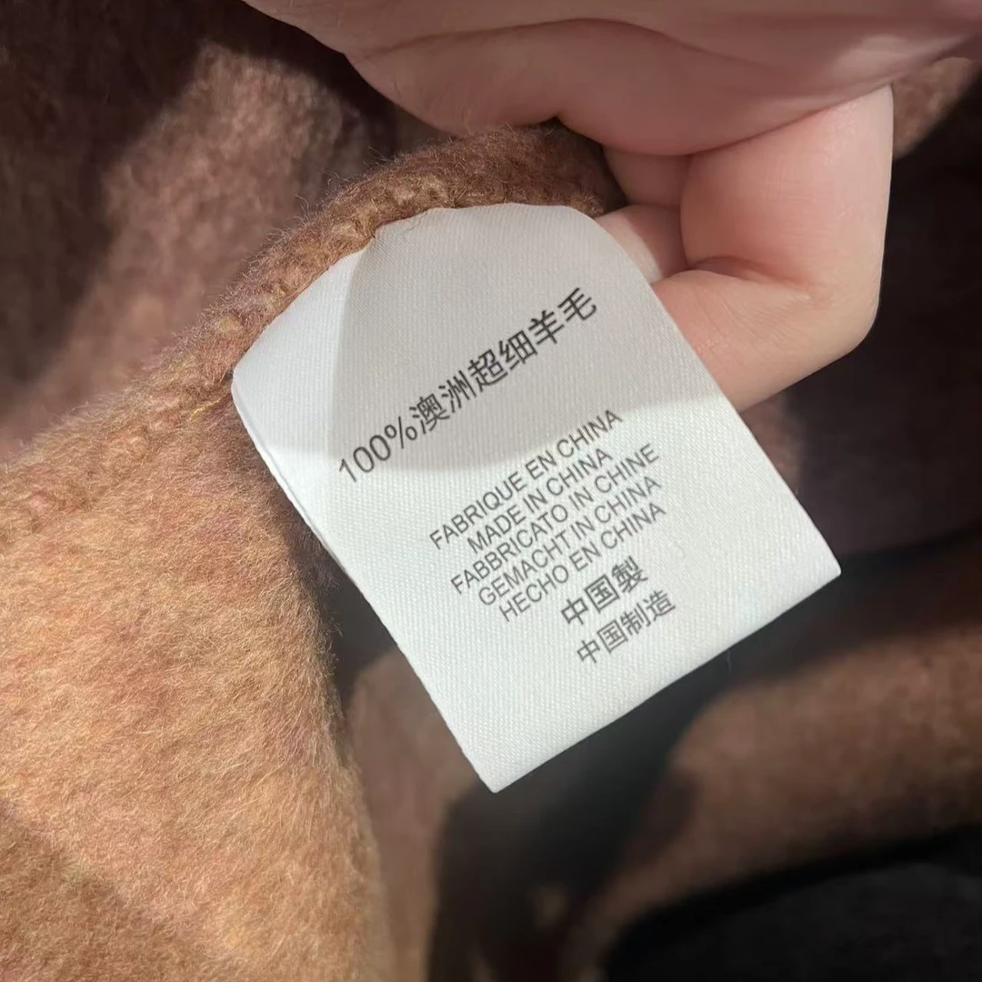 修身型可拆卸毛呢外套外套户外女士弹力加厚柔软时尚均码灰色