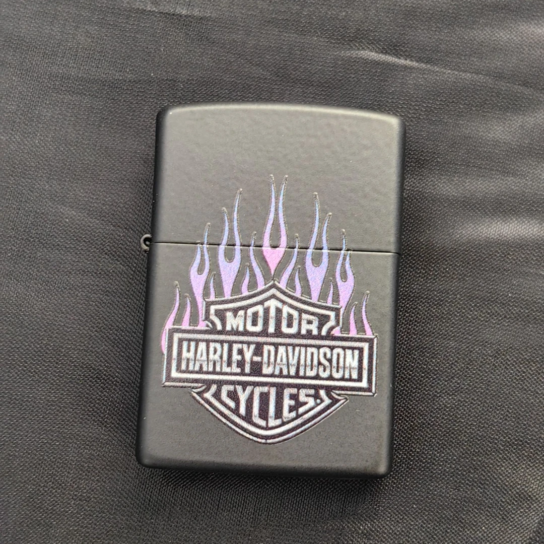 ZIPPO 打火机正品 46677-哈雷火焰 1430【大白专属】