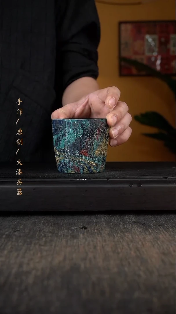 其他大漆猪口杯581小康茶器