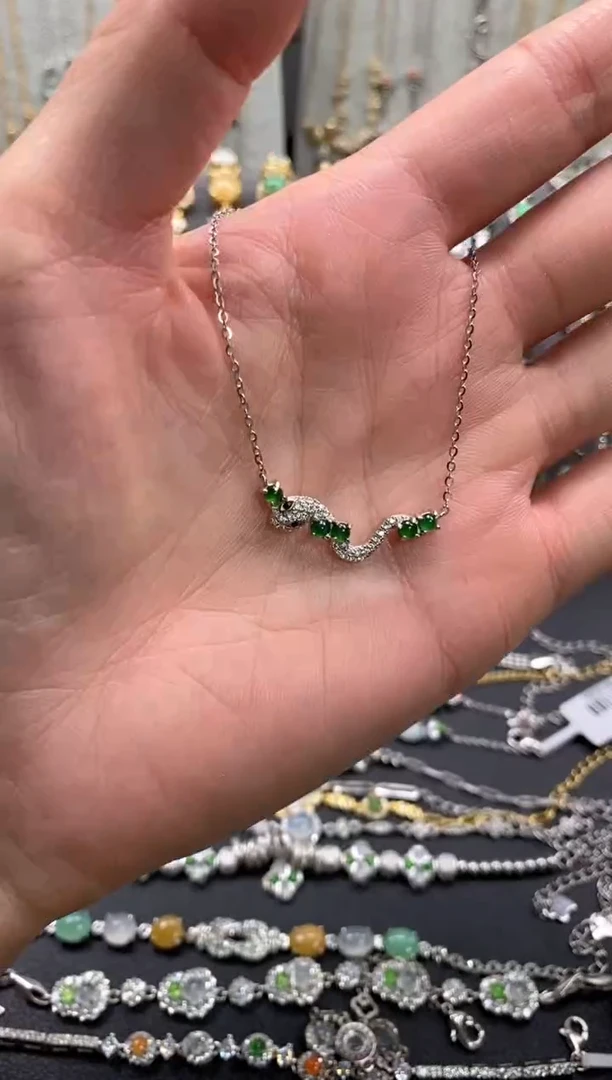 【闪购商品】翡翠戒指银S925镶嵌1111111111     3